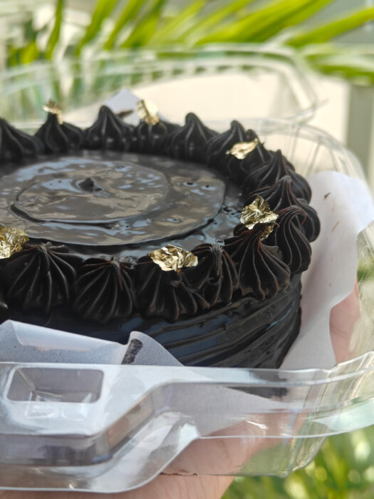 Dark Chocolate Truffle Cake