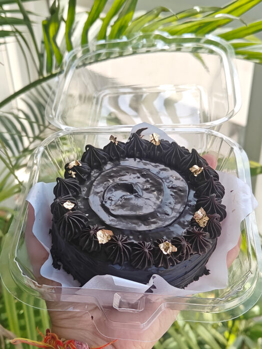 Dark Chocolate Truffle Cake